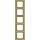 Berker 10153016 Rahmen 5-fach B.3 Alu gold/Anthrazit