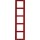 Berker 10153022 Rahmen 5-fach B.3 Alu Rot/Polarweiß