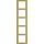 Berker 10153046 Rahmen 5-fach B.3 Alu gold/Polarweiß