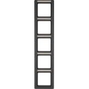 Berker 10156016 Rahmen 5-fach mit Beschriftungsfeld Q.1...