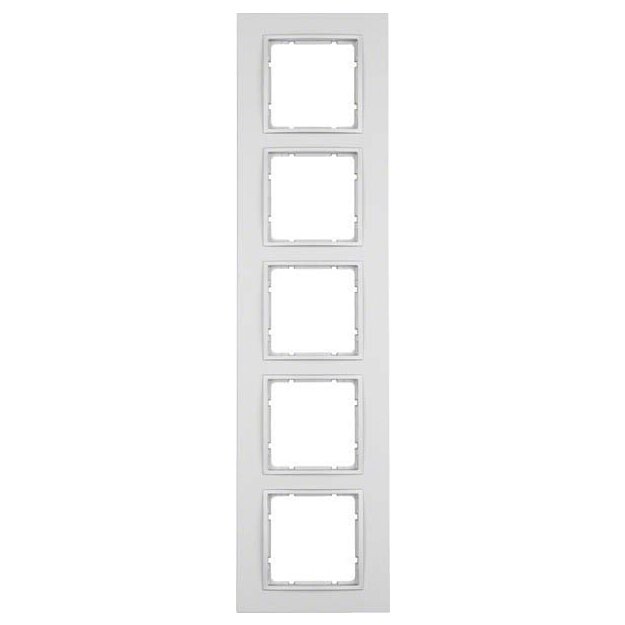 Berker 10156424 Rahmen 5-fach B.7 Alu matt