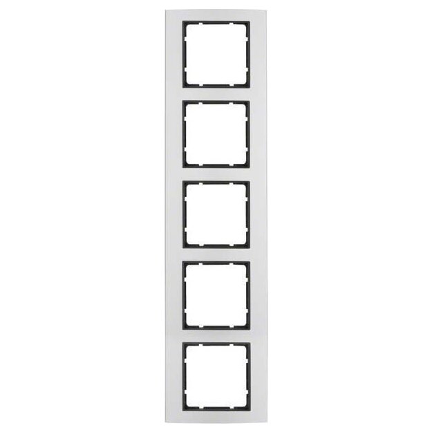 Berker 10156904 Rahmen 5-fach B.7 Alu/Anthrazit