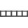 Berker 10256016 Rahmen 5-fach mit Beschriftungsfeld waagerecht Q.1 Anthrazit matt