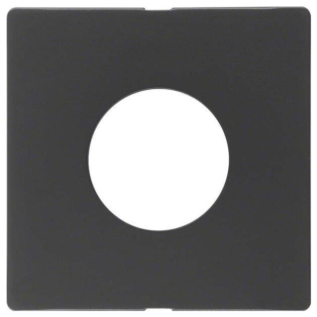 Berker 11246086 Zentralstück für Drucktaster und Lichtsignal E10 Q.1/Q.3 Anthrazit samt