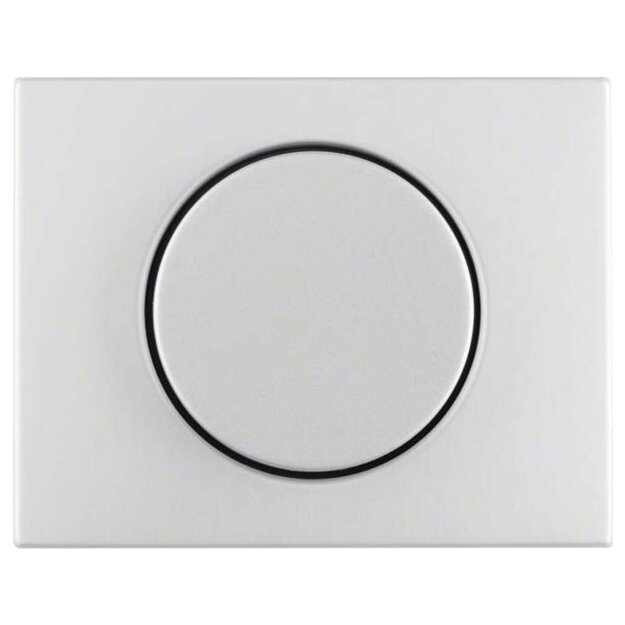 Berker 11357003 Zentralstück mit Regulierknopf für Drehdimmer K.5 Alu