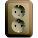 Busch-Jaeger 20-02 EUJ-21 SCHUKO® Doppelsteckdose...