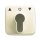 Busch-Jaeger 2557 PZ-212-101 Zentralscheibe mit Aufdruck (Thermoplast) Weiß Busch-Duro 2000® SI 2CKA001710A1332