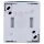 Busch-Jaeger 2601/7 W-53 Wippschalter Kreuzschaltung (Thermoplast) Grau ocean® (IP 44) Aufputz 2CKA001085A1604