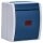 Busch-Jaeger 2601/6 SKW-53 Wippkontrollschalter Aus- und Wechselschaltung (Thermoplast) Grau ocean® (IP 44) Aufputz 2CKA001085A1607