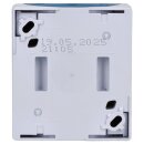 Busch-Jaeger 2601/6 WN-53 Wippschalter Aus- und Wechselschaltung (Thermoplast) Grau ocean® (IP 44) Aufputz 2CKA001085A1611