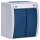 Busch-Jaeger 2601/4 W-53 Jalousieschalter Wippschalter, 1-polig (Thermoplast) Grau ocean® (IP 44) Aufputz 2CKA001085A1612