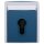 Busch-Jaeger 2712 SLW-53 Jalousieschalter/-taster Wechsel, 2-polig (Thermoplast) Grau ocean® (IP 44) Aufputz 2CKA001101A0916