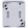 Busch-Jaeger 2712 SLW-53 Jalousieschalter/-taster Wechsel, 2-polig (Thermoplast) Grau ocean® (IP 44) Aufputz 2CKA001101A0916