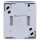 Busch-Jaeger 2733 SLW-53 Schlüsselschalter Ausschaltung, 1-polig (Thermoplast) Grau ocean® (IP 44) Aufputz 2CKA001101A0917