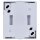Busch-Jaeger 2621 W-53-206 Wipptaster Wechsler (Thermoplast) Grau ocean® (IP 44) Aufputz 2CKA001484A0054