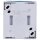 Busch-Jaeger 2621 WGL-53 Wipptaster Schließer (Thermoplast) Grau ocean® (IP 44) Aufputz 2CKA001484A0371