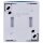 Busch-Jaeger 2621 WN-53-201 Wipptaster Schließer (Thermoplast) Grau ocean® (IP 44) Aufputz 2CKA001484A0373