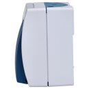 Busch-Jaeger 2621 WN-53-205-101 Doppeltaster/Serientaster 2 Schließer, 1-polig (Arbeitsstrom) (Thermoplast) Grau ocean® (IP 44) Aufputz 2CKA001484A0374