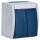 Busch-Jaeger 2621 WN-53-205-101 Doppeltaster/Serientaster 2 Schließer, 1-polig (Arbeitsstrom) (Thermoplast) Grau ocean® (IP 44) Aufputz 2CKA001484A0374