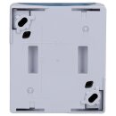 Busch-Jaeger 20 EW-53 SCHUKO® Steckdose mit Klappdeckel (Thermoplast) Grau ocean® (IP 44) Aufputz Steckdose 2CKA002083A0817