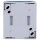 Busch-Jaeger 20 EW-53 SCHUKO® Steckdose mit Klappdeckel (Thermoplast) Grau ocean® (IP 44) Aufputz Steckdose 2CKA002083A0817