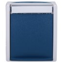 Busch-Jaeger 20 EWN-53 SCHUKO® Steckdose mit Klappdeckel und Beschriftungsfeld (Thermoplast) Grau ocean® (IP 44) Aufputz Steckdose 2CKA002083A0818