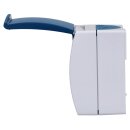 Busch-Jaeger 20 EWN-53 SCHUKO® Steckdose mit Klappdeckel und Beschriftungsfeld (Thermoplast) Grau ocean® (IP 44) Aufputz Steckdose 2CKA002083A0818