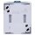 Busch-Jaeger 20 EWSL-53 SCHUKO® Steckdose (Thermoplast) Grau ocean® (IP 44) Aufputz Steckdose 2CKA002083A0822