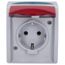 Busch-Jaeger 20 EW/DVN-53 SCHUKO® Steckdose mit rotem...