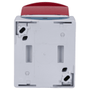 Busch-Jaeger 20 EW/DVN-53 SCHUKO® Steckdose mit rotem Klappdeckel (Thermoplast) Grau ocean® (IP 44) Aufputz Steckdose 2CKA002083A0825