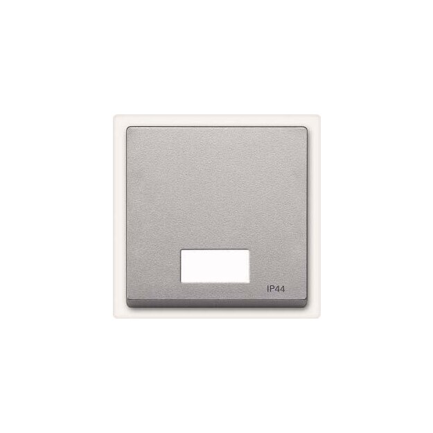 Merten 433760 Wippe mit rechteckigem Symbolfenster IP44 Aluminium System M