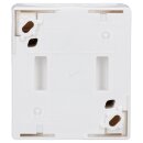 Busch-Jaeger 20 EW-54 SCHUKO® Steckdose mit Klappdeckel (Thermoplast) Alpinweiß ocean® (IP 44) Aufputz Steckdose 2CKA002083A0834