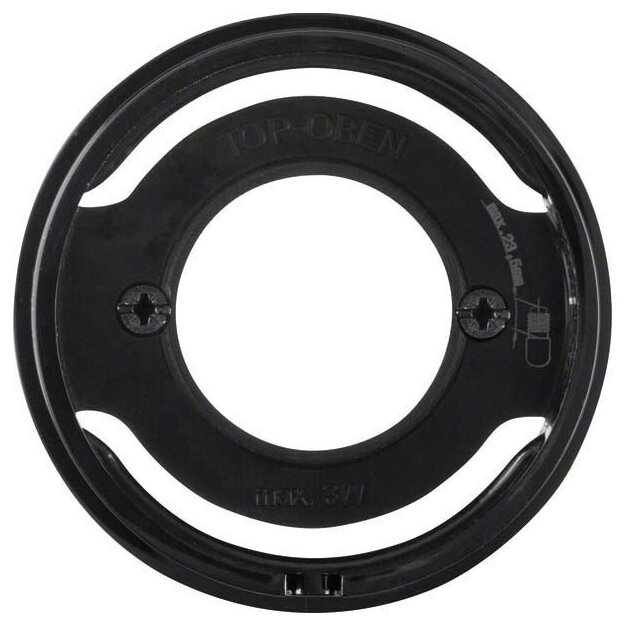 Berker 11982045 Zentralstück für Lichtsignal E14 R.1/R.3 Schwarz glänzend