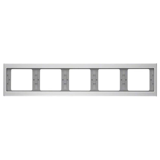 Berker 13937003 Rahmen 5-fach waagerecht K.5 Alu