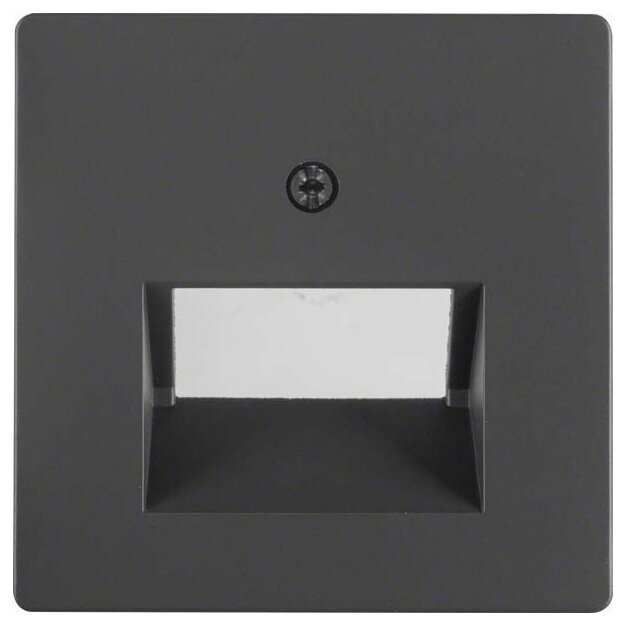Berker 14096086 Zentralstück für UAE Steckdose 2-fach Q.1/Q.3 Anthrazit samt