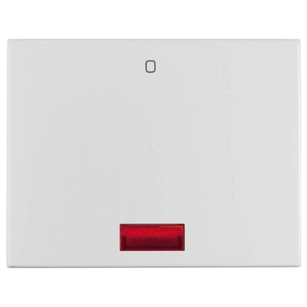 Berker 14177103 Wippe mit Roter Linse und Aufdruck 0 K.5 Alu