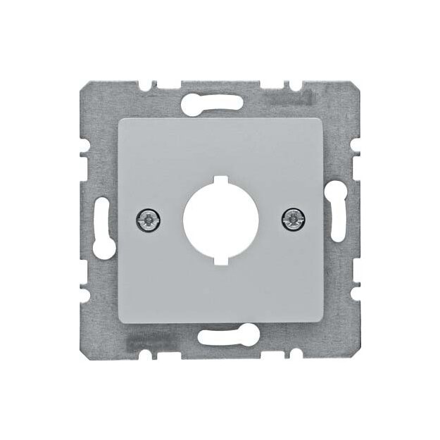 Berker 14317003 Zentralplatte für Melde- und Befehlsgerät Ø 18 8 mm Zentralplattensystem Alu