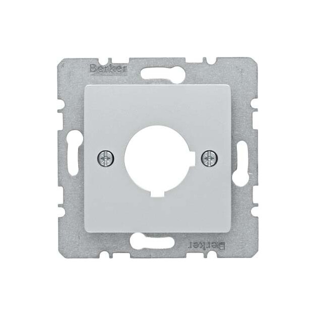 Berker 14327003 Zentralplatte für Melde- und Befehlsgerät Ø 22 5 mm Zentralplattensystem Alu