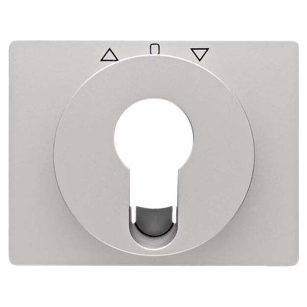 Berker 15047103 Zentralstück für Jalousie-Schlüsselschalter/-taster K.5 Alu matt lackiert