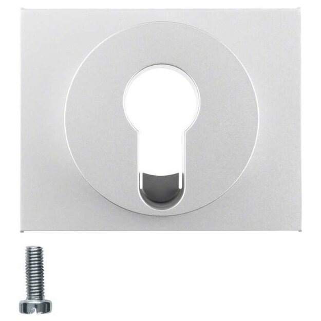 Berker 15057003 Zentralstück für Schlüsselschalter/-taster K.5 Alu