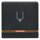 Berker 16406086 Hotelcard-Schaltaufsatz mit Aufdruck und Oranger Linse Q.1/Q.3 Anthrazit samt