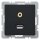 Berker 3315396086 USB/3 5 mm Audio Steckdose Q.1/Q.3 Anthrazit samt