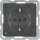 Berker 41096086 Steckdose SCHUKO mit LED-Orientierungslicht und erhöhter Berührungsschutz Q.1/Q.3 Anthrazit samt