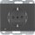 Berker 41097006 Steckdose SCHUKO mit LED-Orientierungslicht K.1 Anthrazit matt