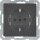 Berker 41236086 Steckdose SCHUKO mit erhöhtem Berührungsschutz Q.1/Q.3 Anthrazit samt
