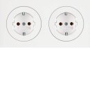 Berker 47202089 Steckdosen-Kombination SCHUKO 2-fach mit...