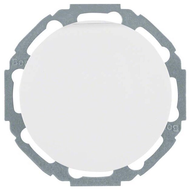 Berker 47442089 Steckdose SCHUKO mit Klappdeckel und erhöhter Berührungsschutz R.1/R.3/R.Classic Polarweiß glänzend