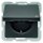 Berker 47516066 Steckdose SCHUKO mit Klappdeckel Q.1/Q.3/Q.7 Anthrazit samt