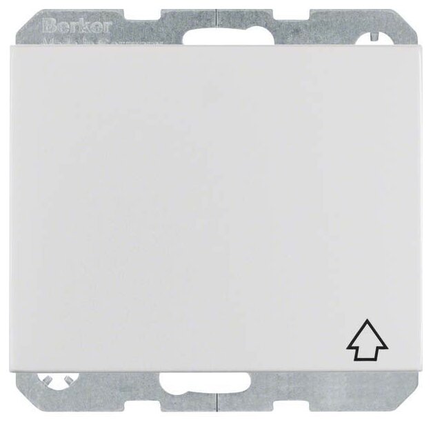 Berker 47517203 Steckdose SCHUKO mit selbstschl. Klappdeckel und erhöhter Berührungsschutz K.5 Alu