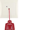 Berker 52028982 Zugtaster mit Rahmen S.1 Weiß...